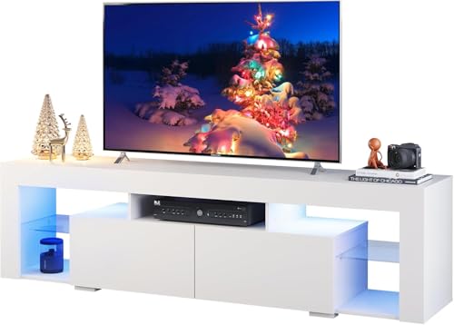 WLIVE TV Stand for 65 to 70 Inch TV, Modern
