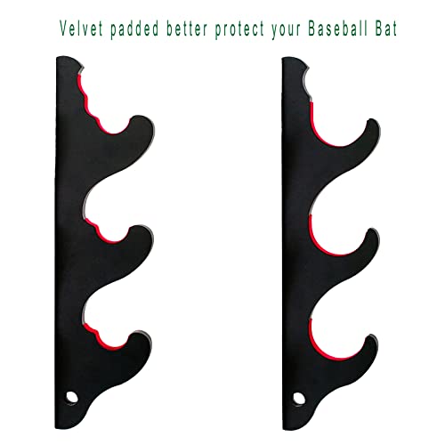 Baseball Bat Display Rack Softball Bat Holder For Horizontal Display Wooden Bat Rack For Memorabilia And Collectible… (3 Tier) #TOP1