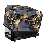 Matériau de qualité supérieure : fabriqué à partir de tissu Oxford de haute qualité (polyester), cette housse de grille-pain est résistante à l'eau et aux rayures, assurant la longévité de vos appareils (housse uniquement, appareil non inclus)