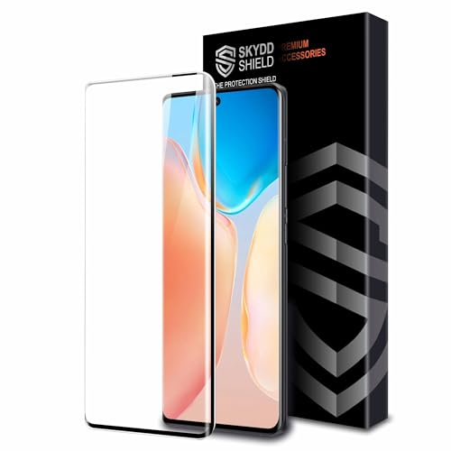 Image of Military-Grade Edge to Edge Curved Full Glue Tempered Glass For Vivo X70 Pro (6.56 Inch) With Installation Kit | Fingerprint Compatible