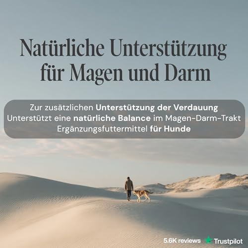 Gastro Entero Comfort Hund – Durchfall Hund, Erbrechen & Magen-Darm-Probleme – pflanzliches Nahrungsergänzungsmittel für Verdauung & Darmflora – 90 Tabletten à 1000 mg – Sensipharm