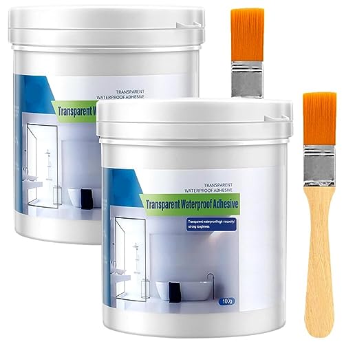2 PCS Transparent Waterproof Coating Agent, 100 Grams Super Strong