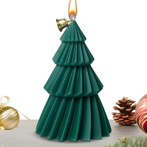 Velas de árbol de Navidad, velas de aromaterapia para árbol de Navidad, decoración pequeña del hogar, centros de mesa para mujeres, propietarias, comedor, sala de estudio, evento, fiesta, ventana