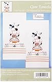 Tobin T212928 Stamped Kitchen Towel for Embroidery, Cow