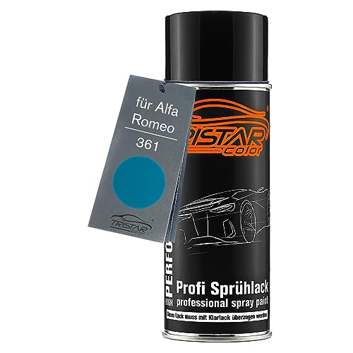 TRISTARcolor Pintura automotriz Bote de spray para Alfa Romeo 361 Azzurro Polizia Pintura base aerosol 400 ml