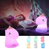 GoLine Unicorn Gifts for Girls, Unicorn Night Lights for Kids Christmas,Best Gifts for 2 3 4 5 6 7 8
