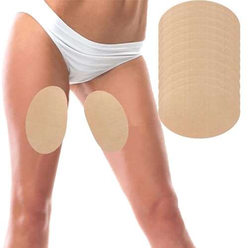 MlanRomee 12 PCS Thigh Chafing Prevention Pads, Ultra-Thin Anti Chafing Stick for Women, Thigh Inner chub rub Patch,Body Breathable Sticker Pads