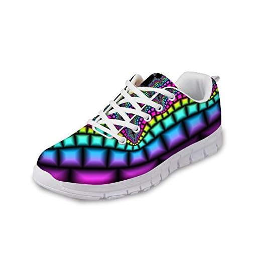 Herr löparskor sneakers snygga block sportskor sneakers bekväm snörning andas mesh mode fritidsskor löparskor för gator löpning fitness gym shopping skor, Hb01, 39 EU
