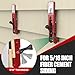 Siding Installation Tools, Siding Mounting Kit, Compatible with 5/16-Inch Fiber Cement, Lap Side Gauge/Clamps with Adjustable Reveals (Red)