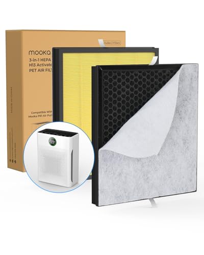 2 Pack MOOKA PR1 Pet Mode Genuine Air Purifier Replacement