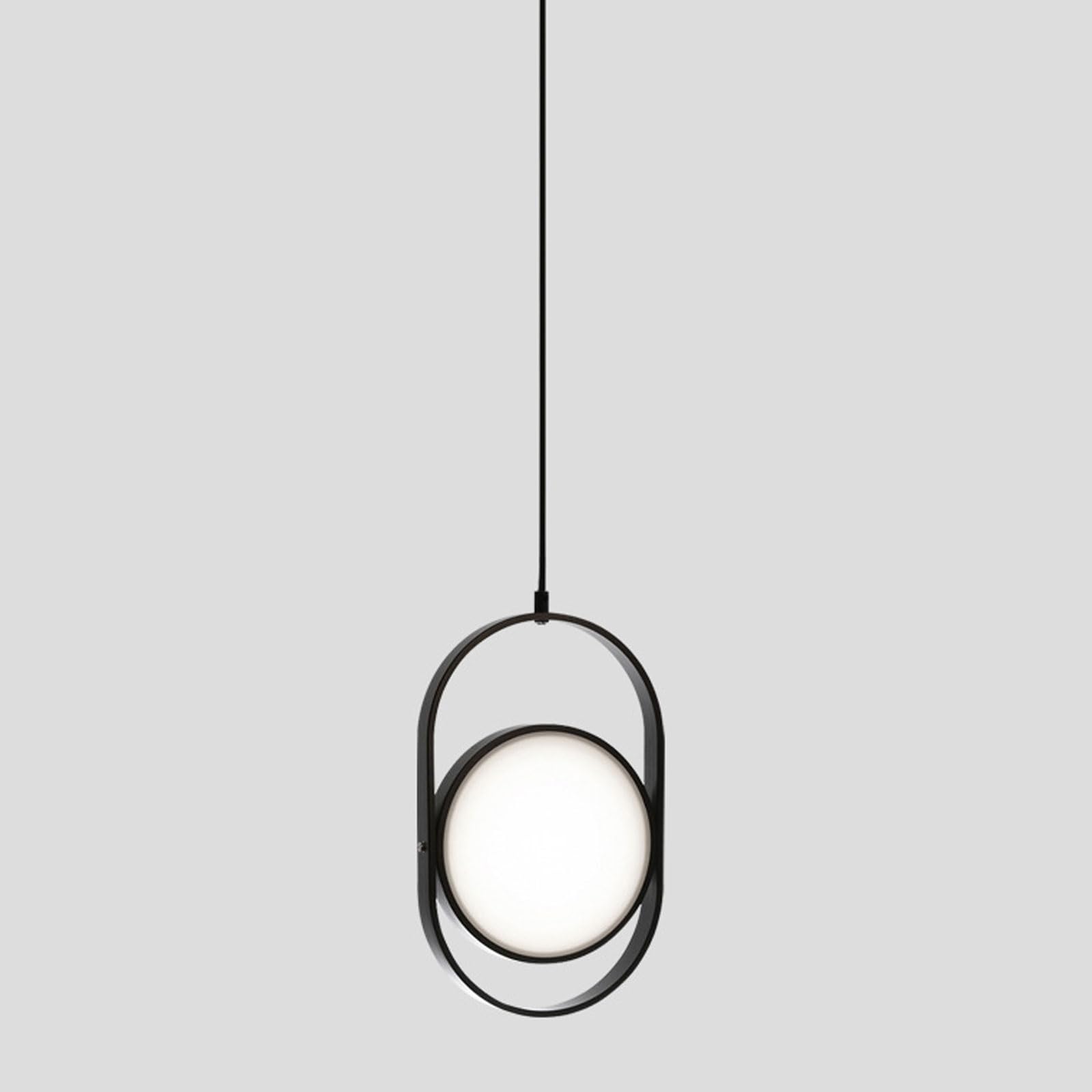 RSZCSMO Creative Rotatable Bedside Pendant Light Tri-Color LED Acrylic Adjustable Multi-Option Dining Hanging Lamp Dining Table, Bar, Counter Lighting Fixture