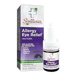 Similasan Allergy Eye Relief Eye Drops 0.33 Ounce Bottle, for Temporary Relief from Red Eyes, Itchy Eyes, Burning Eyes…