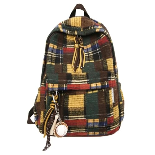 Sac à dos vintage à carreaux pour remplacer les sacs fragiles