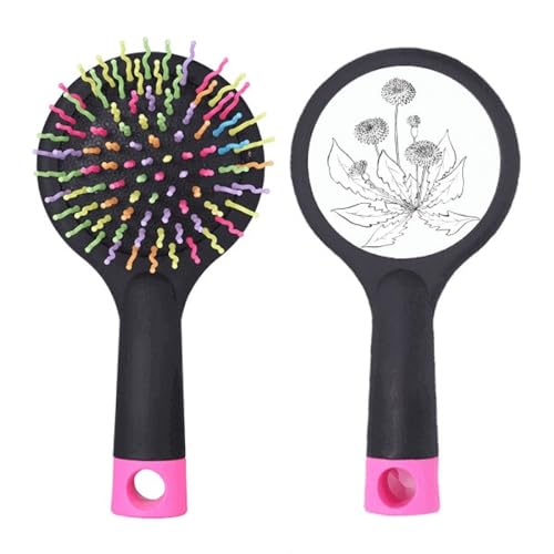 Brosse à cheveux démêlante fleurie pour simplifier votre routine du matin
