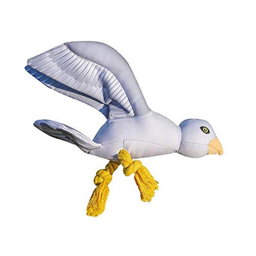 Large and Small Dog Pet Biting and Vocal Toys Pets Passing Time Toys, EASTBLUE Squeaky Dog Toys for Aggressive Chewers: Rubber Puppy Chew Ball with Squeaker, Almost Indestructible (Multi)