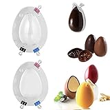 Halloween Egg Molds, Giant Ostrich Egg Large Size 3D Dinosaur Egg Chocolate Mold DIY Cake Fondant...