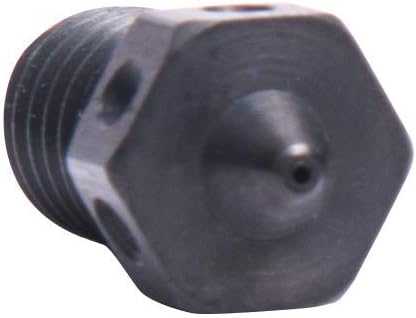1piece Hardened Steel Nozzle V6 Nozzle 0.25/0.4/0.5/0.6mm for 1.75mm V6 Hotend Prusa Printing PEI PEEK or Carbon Fiber Filament use 1x 0.25mm