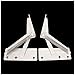 KAFENDA 2 Pieces 80 Degree Foldable Lifting Bracket, Black Spring Hinges are widely Used in Sofa Hinge Lifters, Furniture Storage Support Hinges (White)