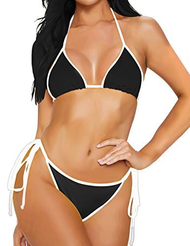MILANKERR 26Pcs Bikini Set Swimsuits for Women Straps Bathing Suits Halter Top Scrunch