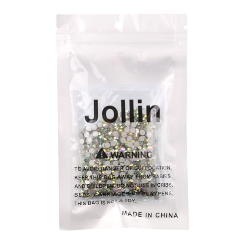 Image of 1440pcs Glue Fix Crystal Flatback Rhinestones Glass Diamantes Gems for Crafting Nail Art Crafts Decorations Clothes Shoes 4.0mm (ss16, Crystal AB)