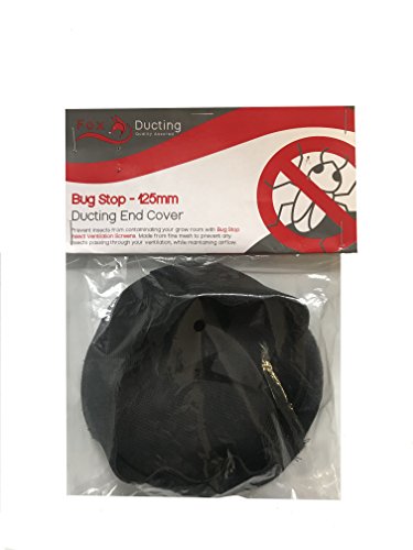 Gardeners Corner Hydroponics Intake Ducting Bug Stop Stopper Net End Grow Filter Mesh 5