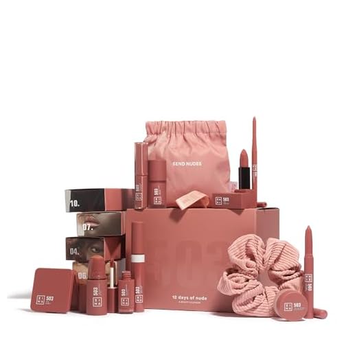 3INA MAKEUP - 12 Days of Color 503 - Nude - Calendario de Adviento 2024 - Kit de Maquillaje Edición Limitada - Calendario de Adviento Maquillaje - Productos Tamaño Completo - Vegan - Cruelty Free