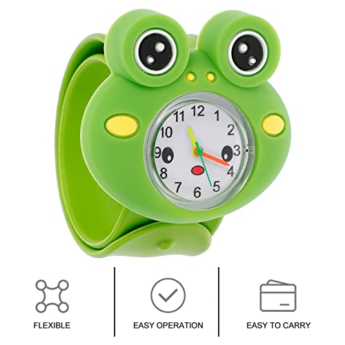 Crianças Bonitos Crianças Crianças Relógios- 3D Sapo Em Forma de Pulso de Criança Digital de Desenho