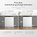 Midea Geschirrspüler 60 cm Freistehend & Unterbaufähig 15 Maßgedecke EEK B