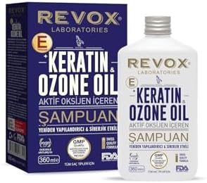 REVOX Keratin & Ozone Şampuan 360 ml — Amazon ürün görseli