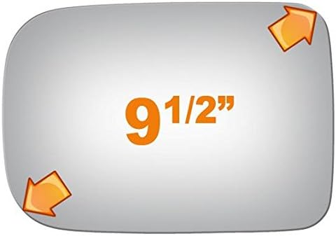 Burco 2291 Driver Side Mirror Glass for Dodge B3500, Ram, Truck, Van