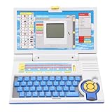 Pongnas Lern-Laptop, Lernspielzeug für mit Alphabetübungen und Musikmelodien, Sprachlernwerkzeug für Kleinkinder Im Alter von 3 Bis 6 Jahren