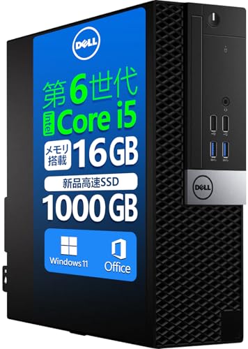 yςݕiz DEll fXNgbvp\R PC 3040/3050 SFF6 Core-i5 Windows11 MS & Office 2019 WIFI LAN \ DVD DisplayPort }`ʑΉ/ݒ/
