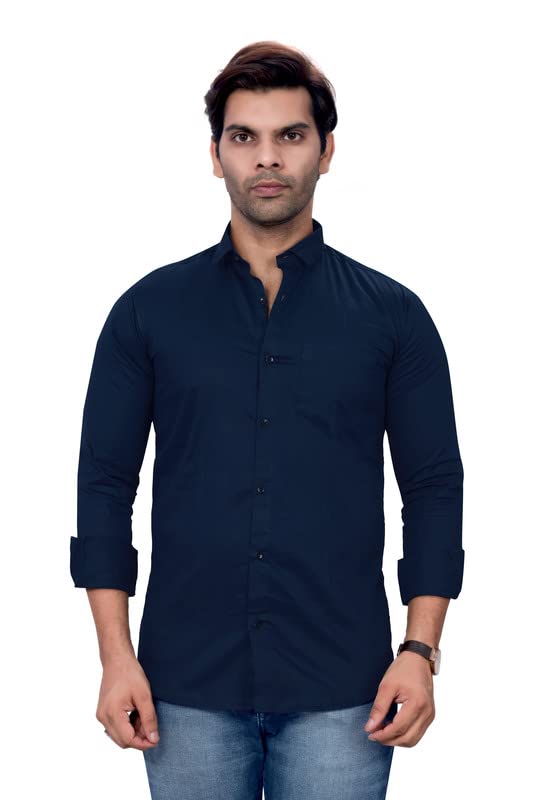 Image of Men's Cotton Regular Fit Fullsleeves Fomal Shirt