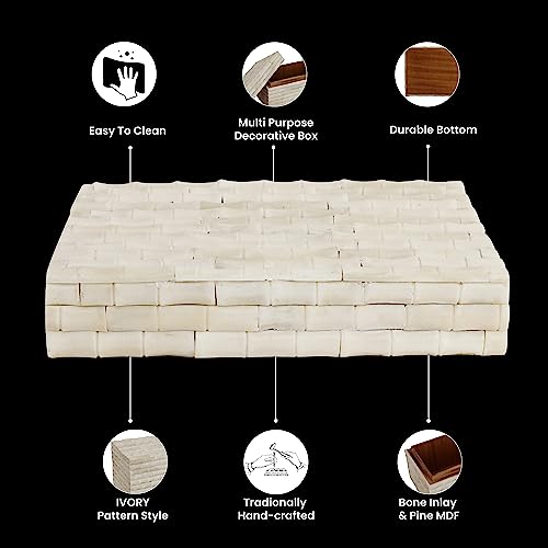 Handicrafts Home Decorative Box 8x6, Photo Storage Box, Jewelry Organizer, Modern Decorative Storage Box with Lid - Image 3