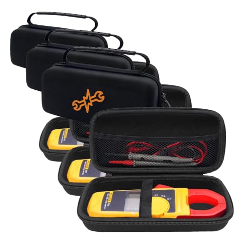 Image of Klawdsky Hard Tool Carrying Case for Fluke 323 /324 /325 /303 /305 Clamp Multimeter FC True RMS Meters(Case Only) (Pack of 3)