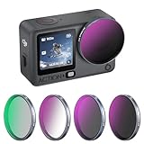 gopro 6 cpl filter Verre optique HD multi-revêtu​ - Le kit de filtres ND et CPL REYGEAK pour DJI Osmo action 6 utilise la technologie de revêtement multicouche et du verre optique de haute qualité pour mieux protéger votre caméra. Non seulement il offre une apparence raffinée et pratique, mais il offre également une excellente résistance à l'eau, à l'huile et aux rayures.