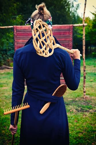 Teppichklopfer Redecker aus Peddigrohr, 75 cm, stabiler Polsterklopfer