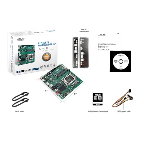 PRO H610T-CSM Scheda madre Intel Mini ITX, DDR5 LGA 1700, 2 SATA 6Gb/s, slot M.2, Ethernet Realtek, DisplayPort, HDMI, USB 3.2 Gen 2 e Type-C - Scheda madre - Immagine 4