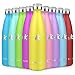KollyKolla Botella Termica, Botella Agua Acero Inoxidable, Termo sin BPA, Cantimplora Infantil Ecológica, Botella Deporte Reutilizable, Garrafa Agua para Niños, Bebe, Niña, Niño, Colegio, Ciclismo