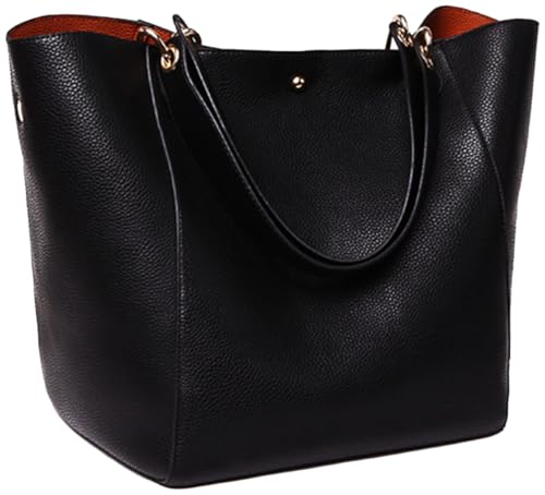 sqlp Taschen Damen Leder Groß Shopper Gross Henkeltaschen Tasche Student Schultasche Arbeit Handtaschen