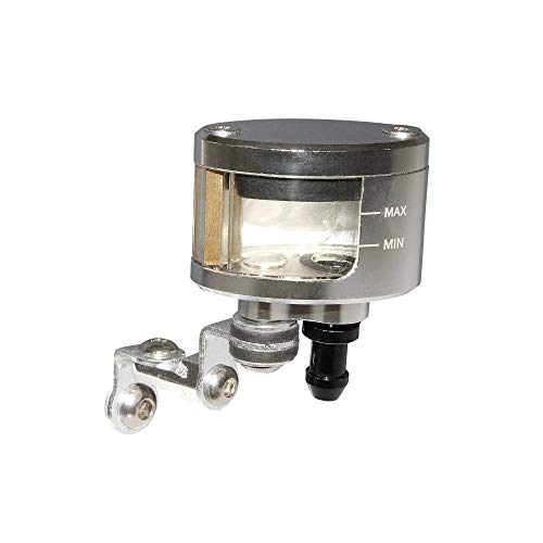 Réservoir liquide de frein P2R ovale argent pour éliminer les fuites