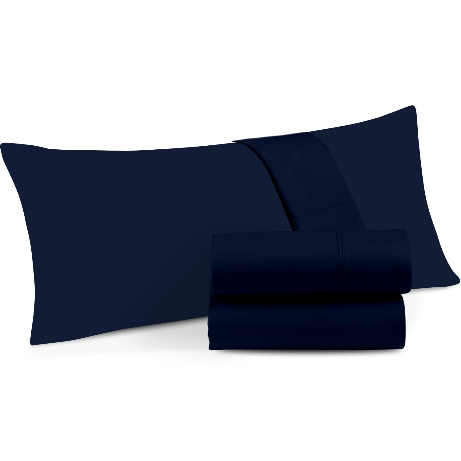 The Sky Bedding Toddler Pillowcase Set of 2 – 500 Thread Count 100% Egyptian Cotton Small Pillow Covers with Hidden Zipper Closure, Soft & Breathable