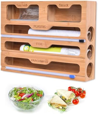 Frischhaltefolien-Spender Mit Schneider - Magnetisch & Ohne Bohren