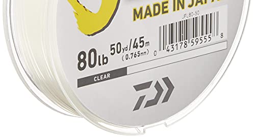 Daiwa J-Fluoro Fluorocarbon Leader - 50 Pound - 50 Yards, Clear #TOP2