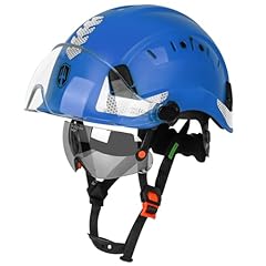 Blue with Tinted Glasses and Clear Visor