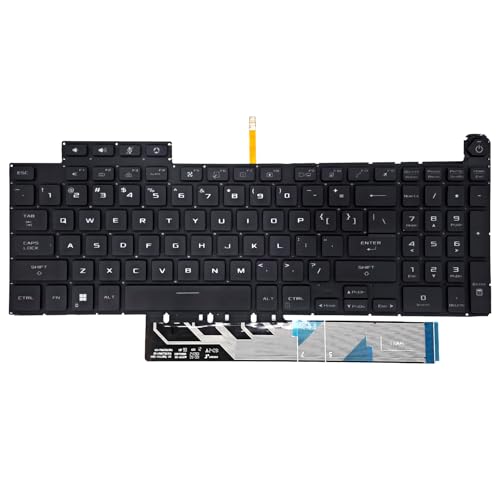 Clavier PC portable Asus TUF Gaming A15 F15 FX507 FA507 US noir