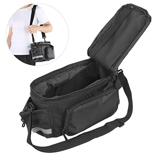 Mountainbike Bag-Mountain Bike Opbergrek Tas Kleine Draagtas Rijuitrusting met Regenhoes Zwart - Image 6