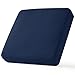 CHUN YI Jacquard Cushion Covers High Stretch Loveseat Slipcover Furniture Protector for Sofa Settee and Couch Seat Coat(Chair, Dark Blue)