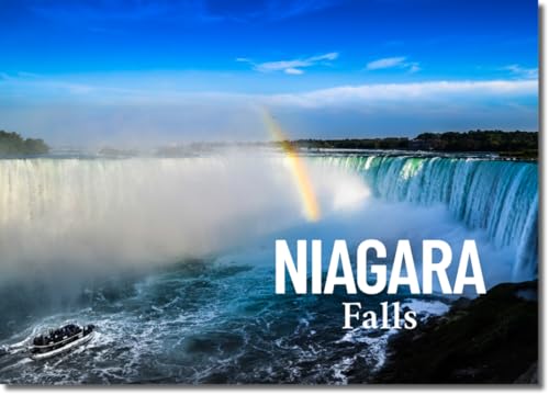 Niagara Falls Refrigerator Magnet – Iconic Waterfall Landmark Souvenir – Canada & USA Natural Wonder Travel Collectible – 3.5 x 2.5 Inch Fridge Magnet