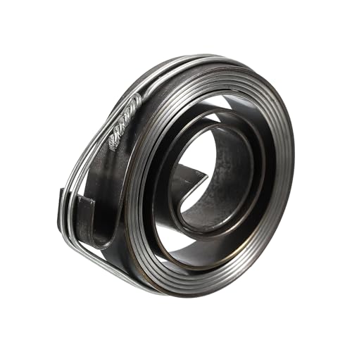 QUARKZMAN Bohrmaschinen Federspindel Bohrmaschinen Spindelvorschub Rückholfeder Spulenkörperfeder Montagefeder Stahl Chemisch Schwarz 680mm Ausdehnung Lang 35 x 8 x 0,8mm 1 Stück